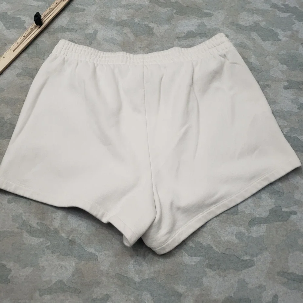 Abercrombie & Fitch Sweat Shorts Womens XL Beige Drawstring Casual